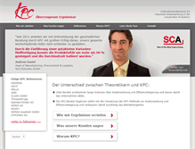 Tablet Screenshot of kpc-engineering.de